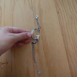 SALE!! Sterling silver "G" bracelet